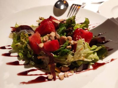 Restaurante La Zingara - plato de ensalada